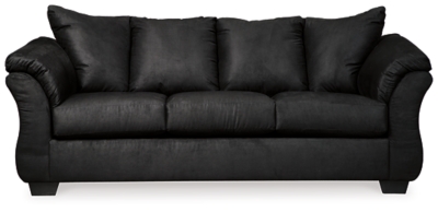 Darcy Full Sofa Sleeper, Black, large