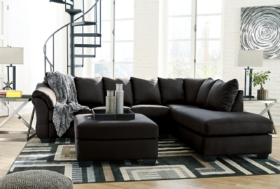 Ashley darcy deals sectional with chaise