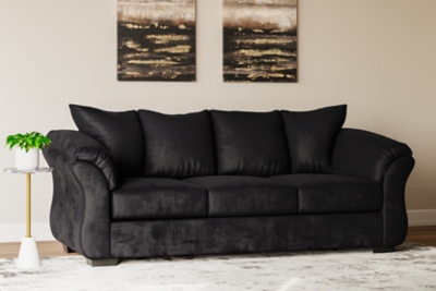 Darcy Sofa, Black, large