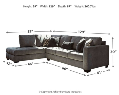 Owensbe 2 Piece Sectional With Chaise Ashley Furniture Homestore