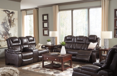Warnerton Power Reclining Sofa & Loveseat
