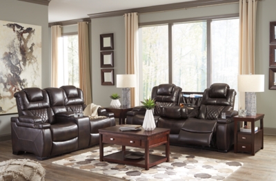 Warnerton Power Reclining Sofa & Loveseat