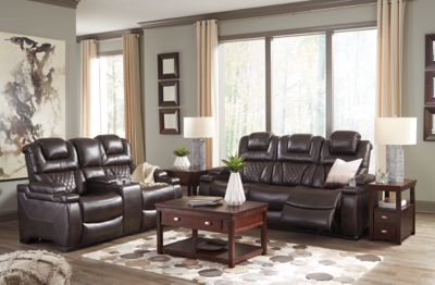 Warnerton Power Reclining Sofa & Loveseat