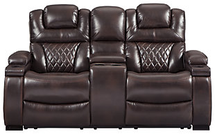 Warnerton Power Reclining Loveseat with Console, , large
