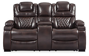 Warnerton Power Reclining Loveseat with Console, , large