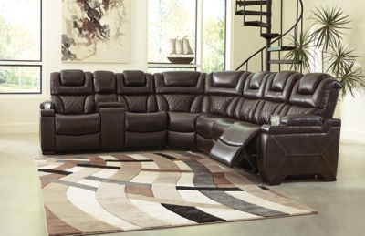 Ashley warnerton discount power reclining sofa