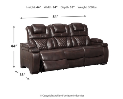 Automatic reclining sofa