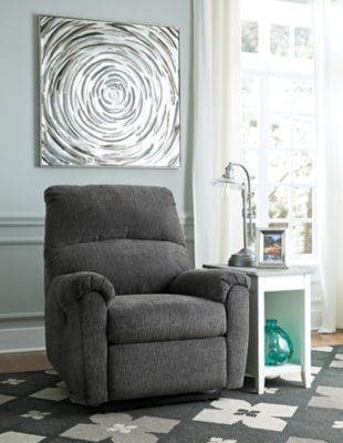 Diamenton Chairside End Table with USB Ports & Outlets
