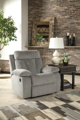 Mitchiner Manual Rocker Recliner, Fog