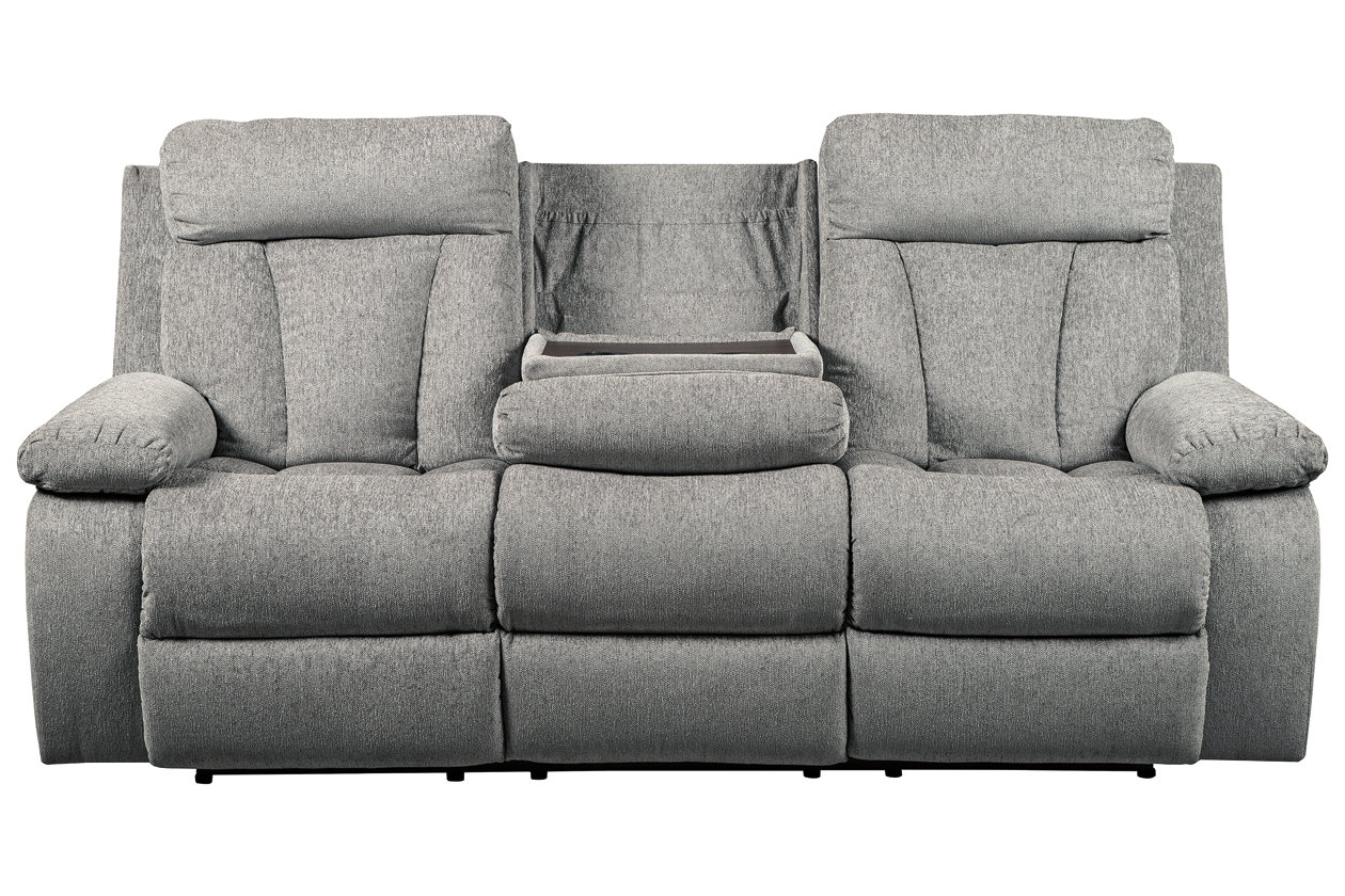 Mitchiner Reclining Sofa with Drop Down Table