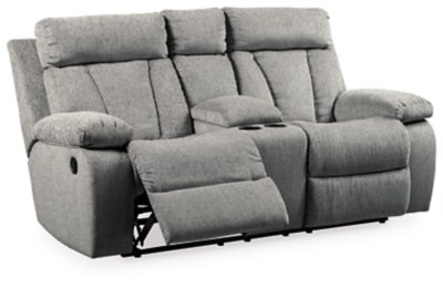 ASHLEY TREMENTON – SOFÁ RECLINABLE Y LOVESEAT DBL REC CON CONSOLA – Serra  Furniture