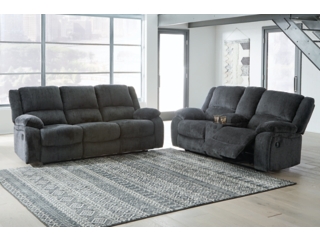 Draycoll Manual Reclining Sofa and Loveseat