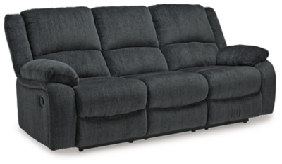 Draycoll Reclining Sofa, Slate, large