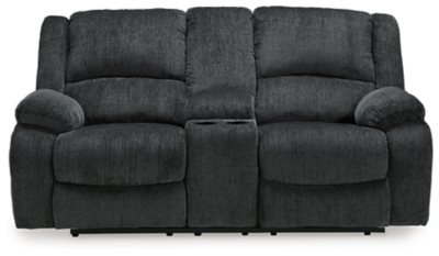 Draycoll Manual Reclining Loveseat With Console Ashley Furniture Homestore