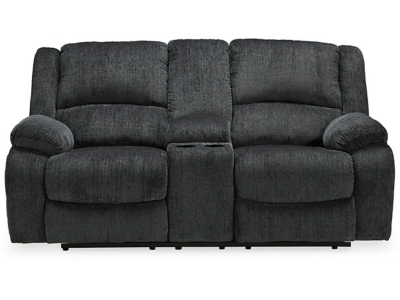 Draycoll Reclining Loveseat with Console Image