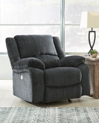 Draycoll Power Recliner, Slate