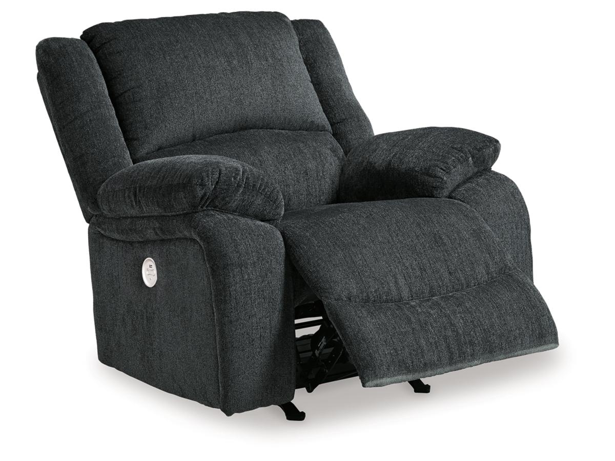 Draycoll Power Rocker Recliner - Slate