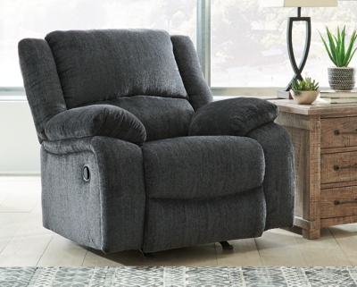 Draycoll Manual Rocker Recliner, Slate