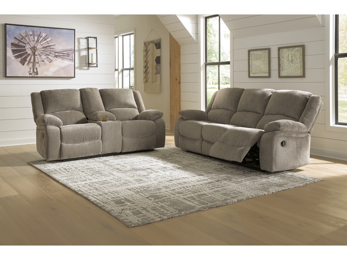 Draycoll Manual Reclining Sofa and Loveseat