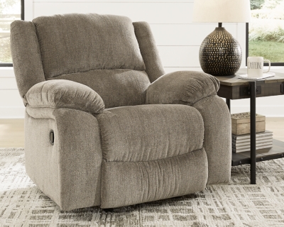 Draycoll Recliner, Pewter, rollover