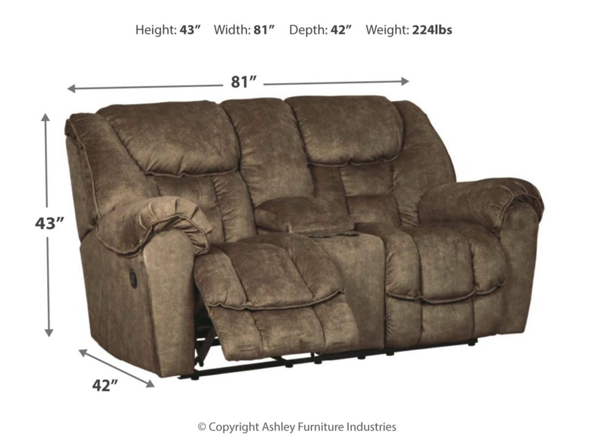 Capehorn earth reclining sofa sale