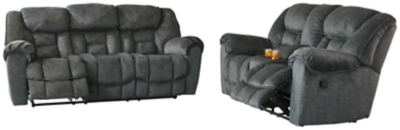 Capehorn Sofa and Loveseat, Granite