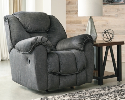 Capehorn Manual Rocker Recliner, Granite