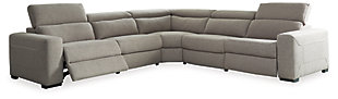 Mabton 5-Piece Power Reclining Sectional, , large