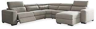 Mabton 5-Piece Power Reclining Sectional, , large
