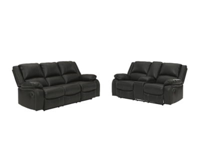 Calderwell Sofa and Loveseat, Black, large