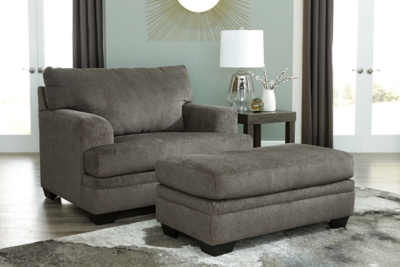 Ashley chairs with online ottomans