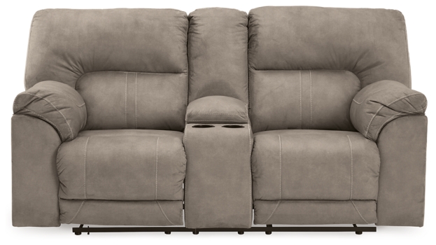 Cavalcade Power Reclining Loveseat with Console Image