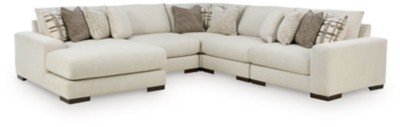 Barrelton 5-Piece Sectional with Chaise, Barley, large