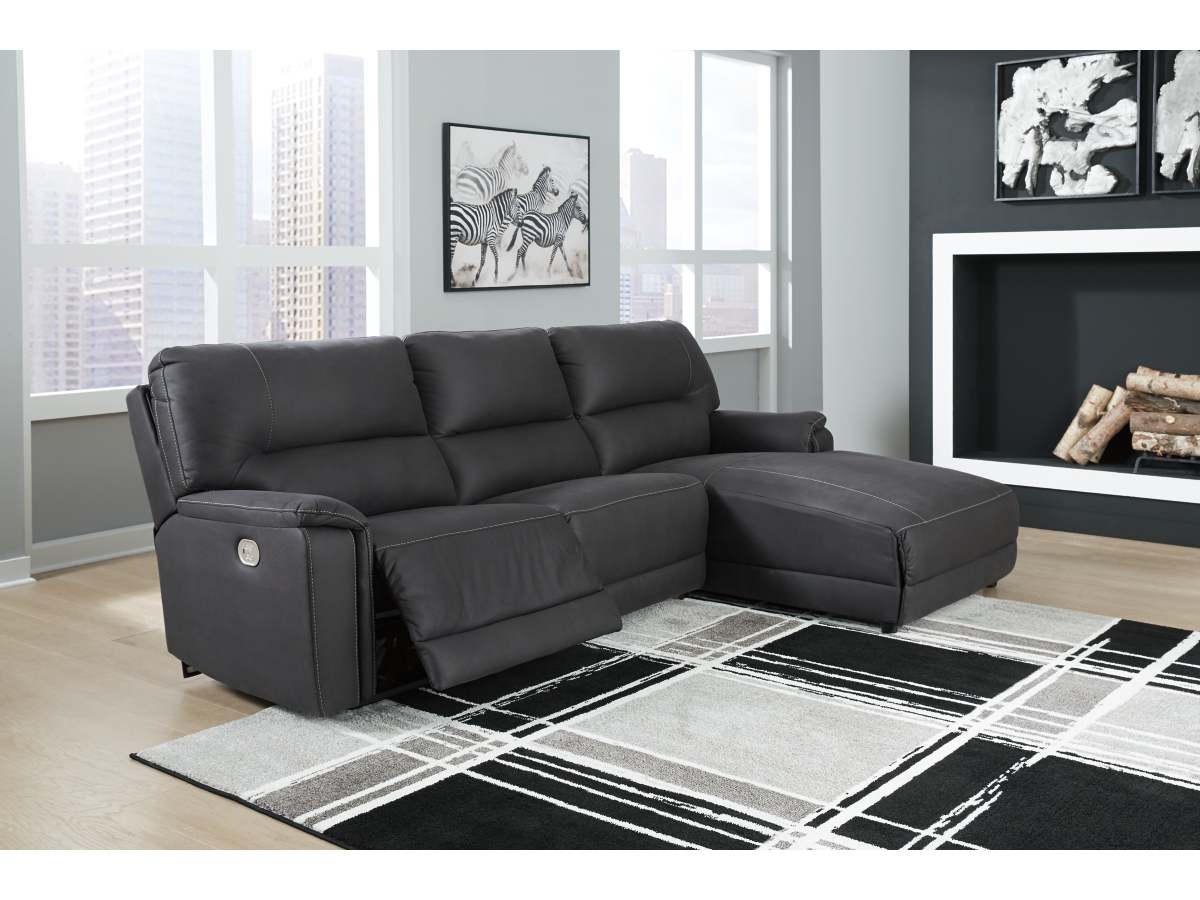3 Piece Reclining Power Sofa Chaise