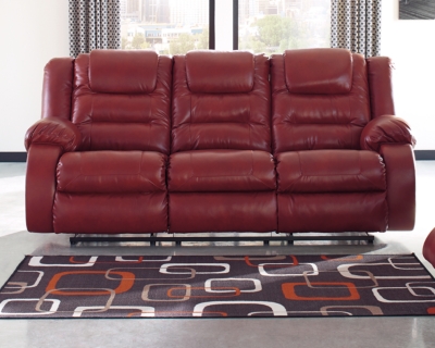 Vacherie Reclining Sofa, Salsa, rollover