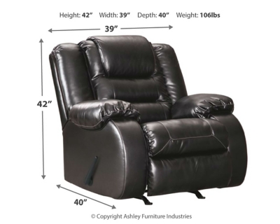 Vacherie Sofa, Loveseat and Recliner, Black, large