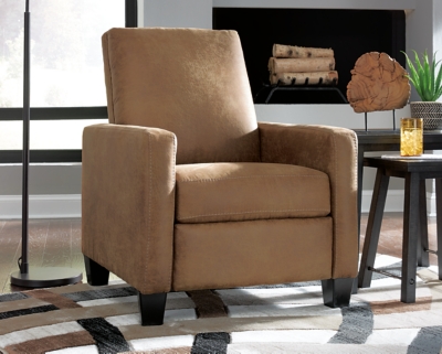 Dattner Recliner, Caramel, rollover