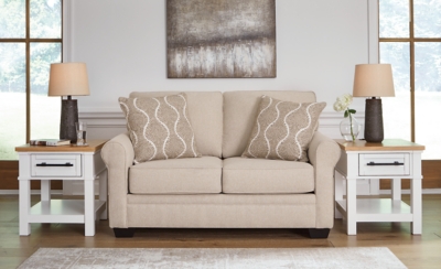 Belcaro Place Performance Fabric Loveseat, Jute