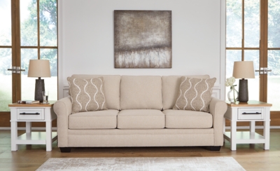 Belcaro Place Performance Fabric Sofa, Jute