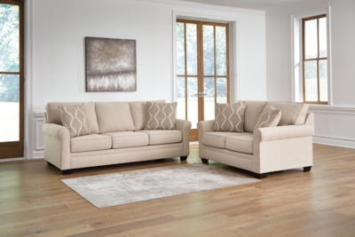 Belcaro Place Sofa and Loveseat, Jute