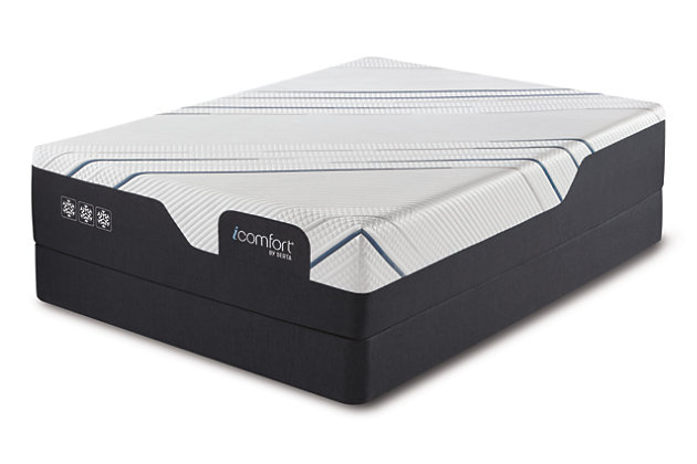 If you want to beat the heat, and treat yourself to a cloud-like feel, the CF4000 premium plush twin XL mattress is where you want to be. Designed with extra cooling in mind, this memory foam mattress entices with a Max Cold™ cover that’s cool to the touch. Rest assured, the UltraCold System™ works in concert with carbon fiber memory foam work to absorb excess heat from your body, then channel it away so that you can enjoy a comfortably cool, undisturbed sleep. Plus, exclusive Air Support™ foam contours to your body and helps relieve aches and pain caused by pressure points. Indeed, the CF4000 is one of the coolest iComfort models ever.Comfort level: premium plush | 13.5" profile | Carbon fiber memory foam system channels heat away from your body | Max Cold™ cover made from super cool high-performance fibers for an instant cool-to-the-touch sensation | UltraCold System™ with a layer of extra-cool carbon fiber memory foam engineered to absorb excess heat from your body and channel it away | Exclusive Air Support™ foam technology that contours to your body to help alleviate aches and pains caused by pressure points | 10-year limited warranty | Compatible with Serta adjustable foundations | Foundation/box spring sold separately | State recycling fee may apply | Designed and built in the USA | CertiPUR-US® certified