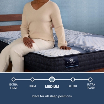 Perfect Sleeper Perfect Sleeper Iona Medium 13 in. Queen Mattress, White, large