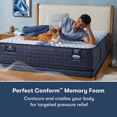 Perfect Sleeper Perfect Sleeper Iona Medium 13 in. Queen Mattress, White, large