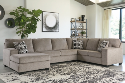 APK-80702-L3 Ballinasloe 3-Piece Sectional with Chaise, Platinu sku APK-80702-L3