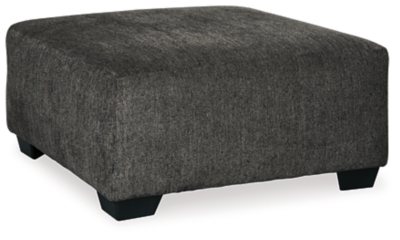 Ballinasloe Oversized Ottoman, Smoke, large