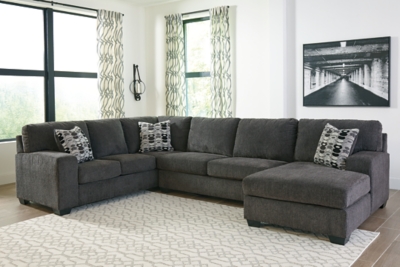 Ballinasloe 3-Piece Sectional with Chaise, Smoke, large