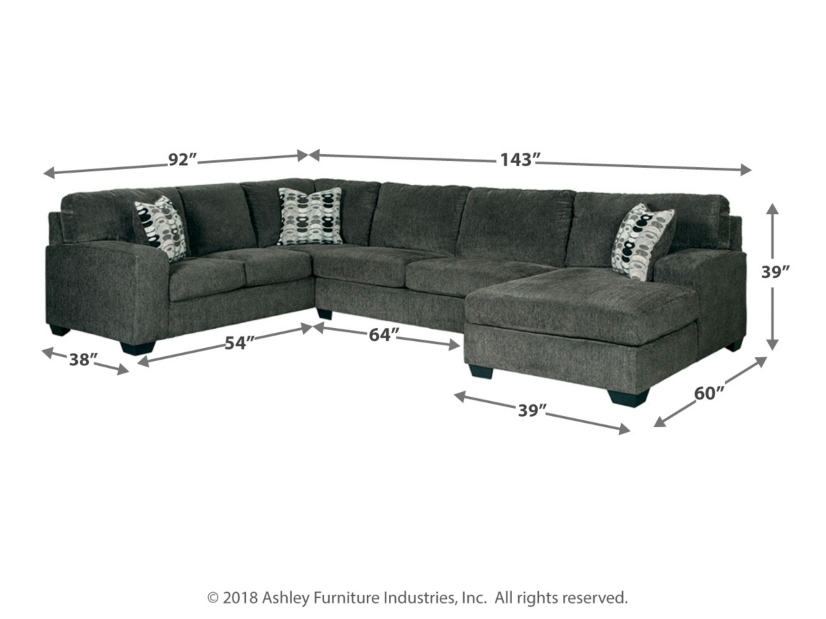 Ashley Ambrielle 3 Piece Sectional Set 11902-55-49-08 - Portland