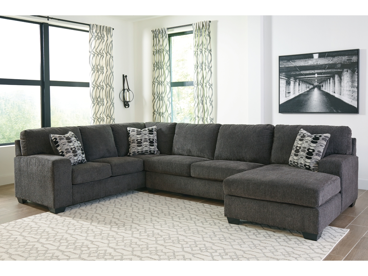 Ballinasloe 3 Piece Sectional With Chaise Ashley