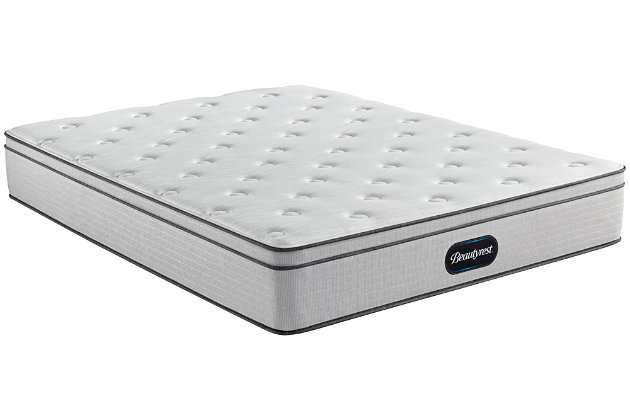 Get your best rest at a price to put you at ease with this medium pillow top twin mattress offering the 800 Series Beautyrest® Pocketed Coil® Technology for exceptional support and reduced motion transfer to accommodate you and your sleep partner. Features DualCool™ Technology—an antimicrobial performance layer that works to keep your mattress fresh and cool while moving heat and moisture away from your body to help you achieve your ideal sleeping temperature. But that’s not all. AirFeel® foam allows airflow through the mattress for a cooler, fresher, better sleep experience, while GelTouch® foam and gel memory lumbar foam provide essential pressure relief that can make all the difference.Medium pillow top | Profile: 13.5" | Ideal sleep temperature | Adjustable base compatible | Gel memory foam lumbar support | AirFeel® foam and GelTouch® foam | Firm comfort foam | 800 Series Beautyrest® Pocketed Coil® Technology | DualCool™ Technology with antimicrobial performance layer | Proudly assembled in the U.S.A. | 5-year limited warranty | State recycling fee may apply | Note: Purchasing mattress and foundation from two different brands voids warranty