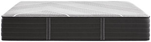 The Beautyrest Black® Hybrid X-Class Plush mattress offers a slightly softer feel for those seeking a more plush sleep surface. The exclusive T3 Pocketed Coil® technology keeps you comfortably supported, while the ContourFit™ design brings you closer to the layers of RightTemp™ and AirCool® Memory Foam for enhanced pressure point relief.Comfort level: plush | Top-quality memory foams reduce pressure points in your hips and shoulders | T3 Pocketed Coil® Technology absorbs energy, reduces motion and provides exceptional resilience for support, durability and undisturbed sleep | Advanced cooling technologies maintain temperature so that you can sleep cooler and more soundly | Cool-to-the-touch cover provides immediate cooling sensation; RightTemp™ Memory Foam pulls heat away from your body | ContourFit™ design allows you to find your optimal sleep position; superior stretch and recovery surface adapts with you throughout the night | 10-year limited warranty | Note: Purchasing mattress and foundation from two different brands voids warranty | Foundation/box spring sold separately | State recycling fee may apply